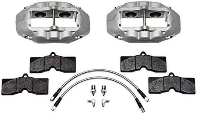 Main image of Wilwood 140-10789 Front Brake Kit (65-82 Corvette Clear Anodized), Gray