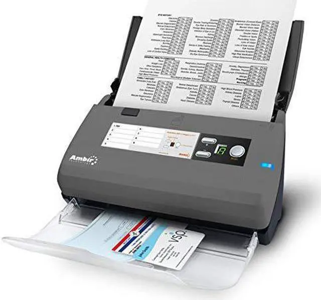 Alt view image 7 of 10 - Ambir ImageScan Pro 830ix Sheetfed Scanner - 600 dpi Optical