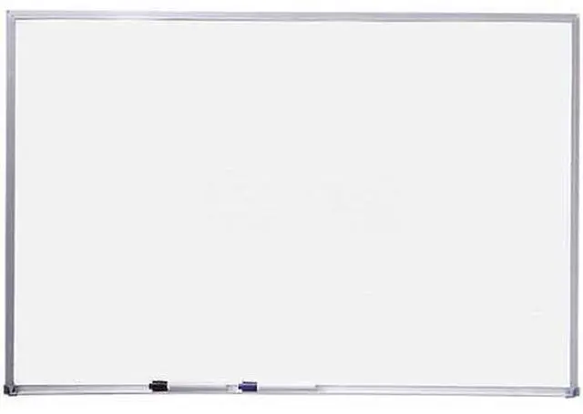 Alt view image 10 of 10 - Dry Erase Board, Melamine Surface, 48 X 36, Aluminum Frame