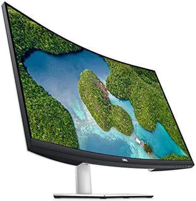 Alt view image 6 of 6 - dell s3221qs 32 inch curved 4k uhd, va ultra-thin bezel monitor, amd freesync, hdmi, displayport, built in speakers, vesa certified, silver