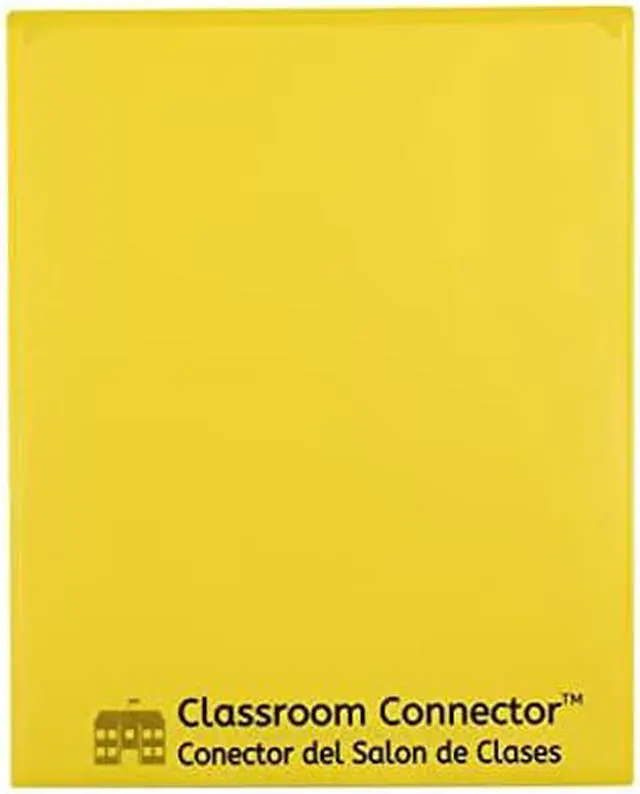Alt view image 19 of 20 - C-Line Classroom Connector Folders 9"x11-3/4" 25/BX Yellow 32006