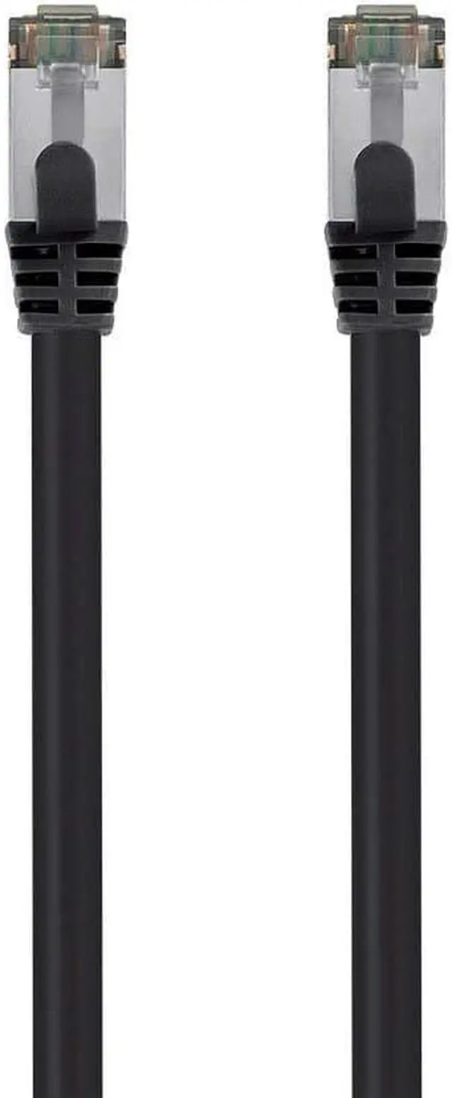 Alt view image 5 of 5 - Monoprice Cat8 26AWG S/FTP Ethernet Network Cable - 7 Feet - Black, 2GHz, 40Gbps, 3dB Headroom, Pure Bare Copper, PVC - Entegrade Series