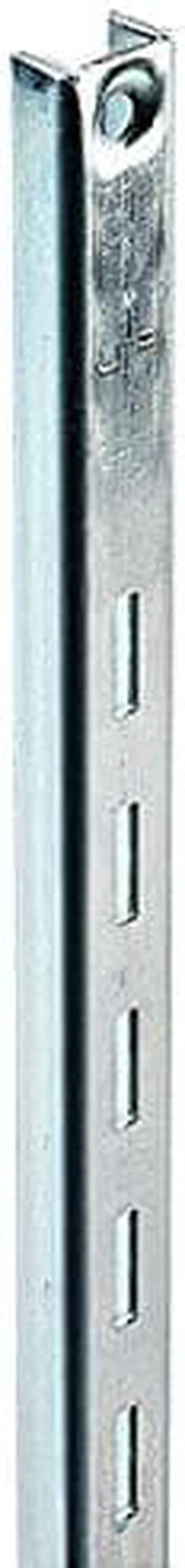 Main image of Knape & Vogt 80 Adjustable Regular Duty Shelf Standard, 72 in L X 5/8 in W X13/32 in D, Anochrome