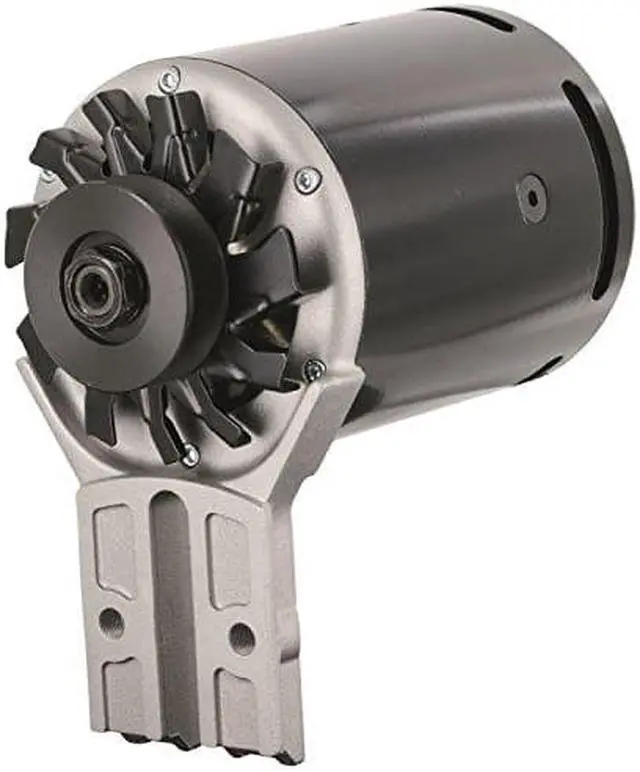 Main image of PowerGEN Ford Black Flat Head Front Mtg 39-48 90A 12V w/Pulley for 5/8" Belt