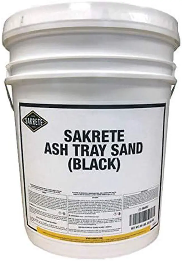 Alt view image 3 of 3 - SAKRETE 120017 Ash Tray Sand,50 lb.,Black