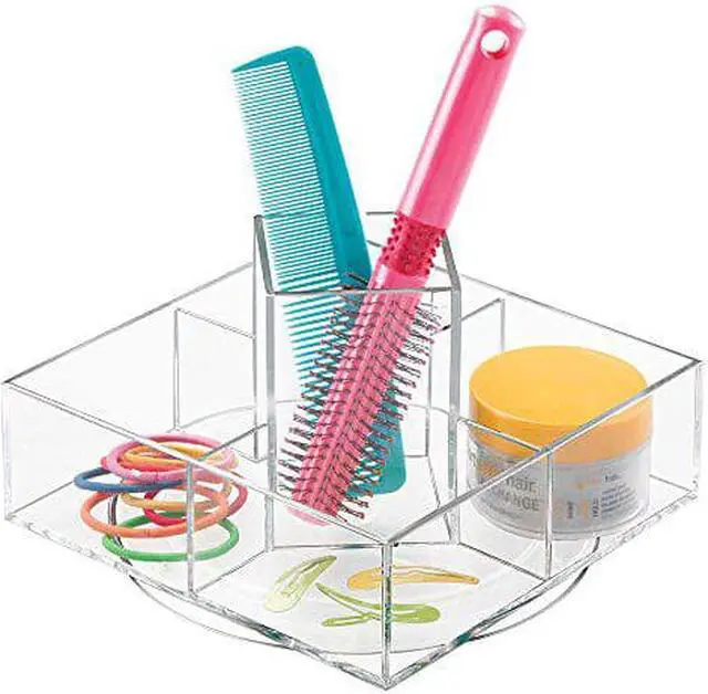 Main image of OnDisplay Rotating Acrylic Cosmetic/Makeup Organizer Tray, Clear