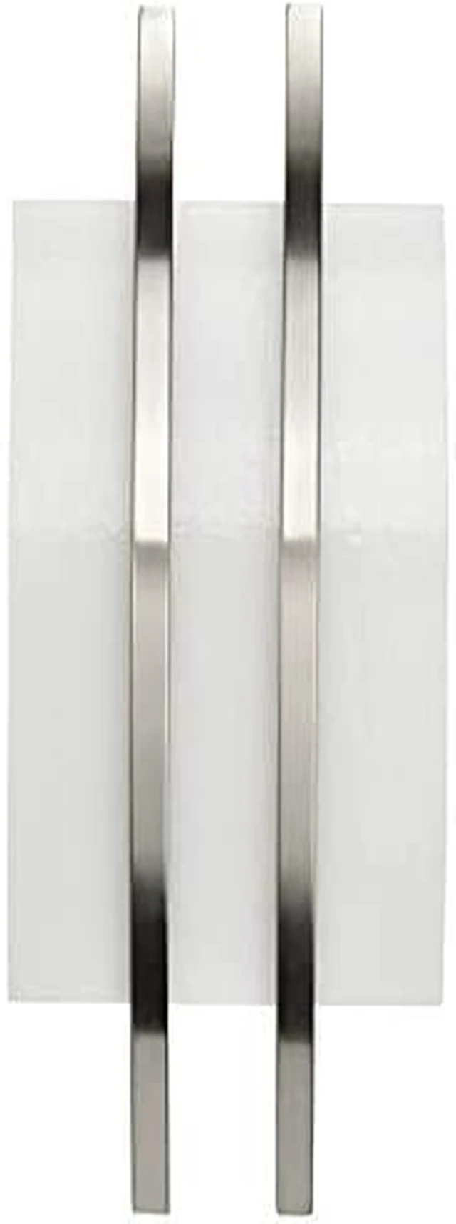Main image of Nuvo Lighting 62/102 Trax LED One Light Wall Sconce 4.8 Watt 285 Lumens Soft White 2700K KolourOne Technology Frosted Glass Brushed Nickel Fixture