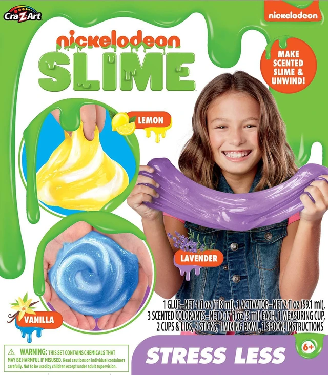 Main image of cra-Z-Art Nickelodeon Stress Less Slime Box Kit