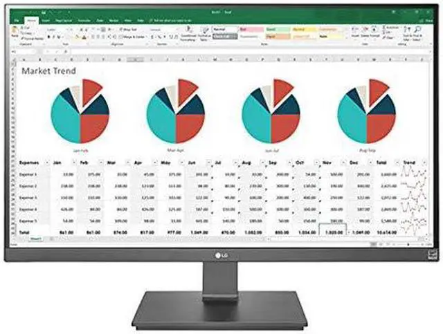 Alt view image 13 of 20 - LG 27BK67U-B 27" 16:9 4K UHD 3840 x 2160 IPS Monitor with sRGB 99% and AMD FreeSync HDMI, DisplayPort, USB-C, Height Adjustable
