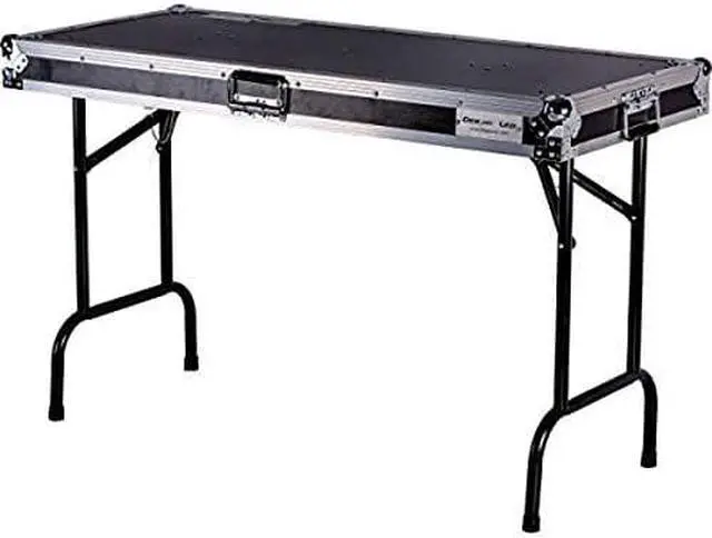Alt view image 7 of 10 - Deejay LED Fly Drive Case Universal Fold Out DJ Table 48" x 21" x 30"