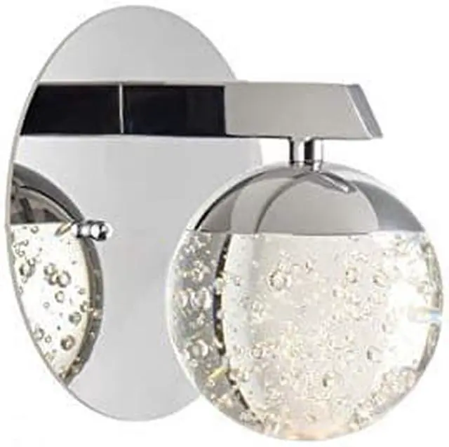 Alt view image 3 of 3 - ET2 E24260-91PC Orb II 1-Light 6" Wide Polished Chrome Wall Sconce