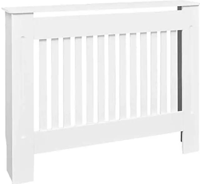 Alt view image 9 of 10 - vidaXL Radiator Cover Radiator Guard for Home Office Heater Cover White MDF
