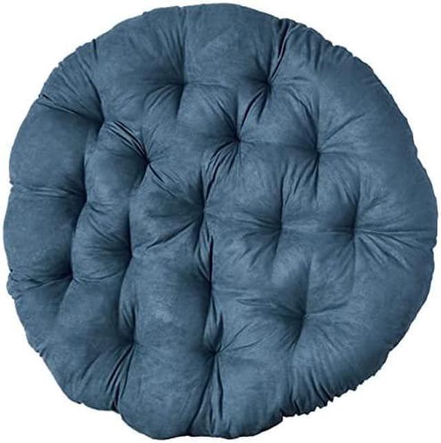 Charcoal microsuede cheap papasan chair cushion