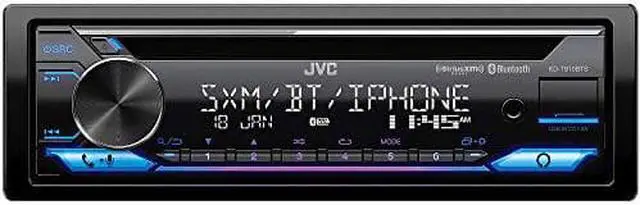 Alt view image 13 of 13 - JVC KD-T910BTS - CD Receiver featuring Bluetooth, Front USB, AUX, Amazon Alexa, SirusXM Ready