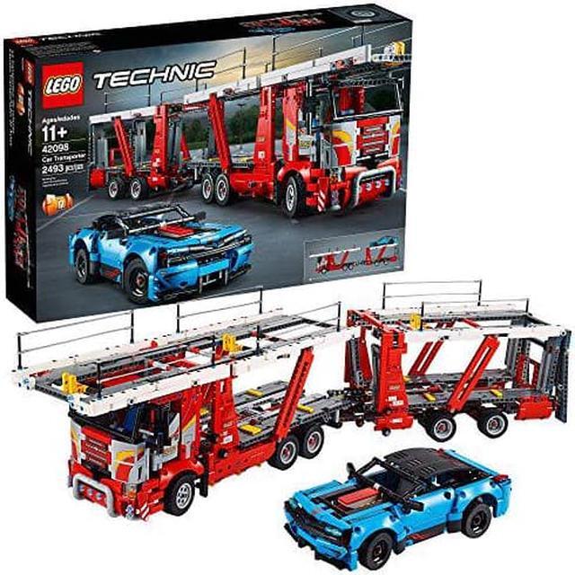 Alt view image 8 of 8 - LEGO Technic Car Transporter 42098 Toy Truck and Trailer Building Set with Blue Car, Best Engineering and STEM Toy for Boys and Girls, New 2019 (2493 Pieces)
