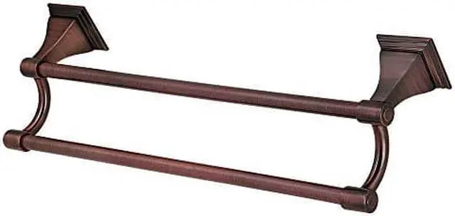 Main image of Kingston Brass BAH612318AC Monarch Dual Towel Bar, Antique Copper