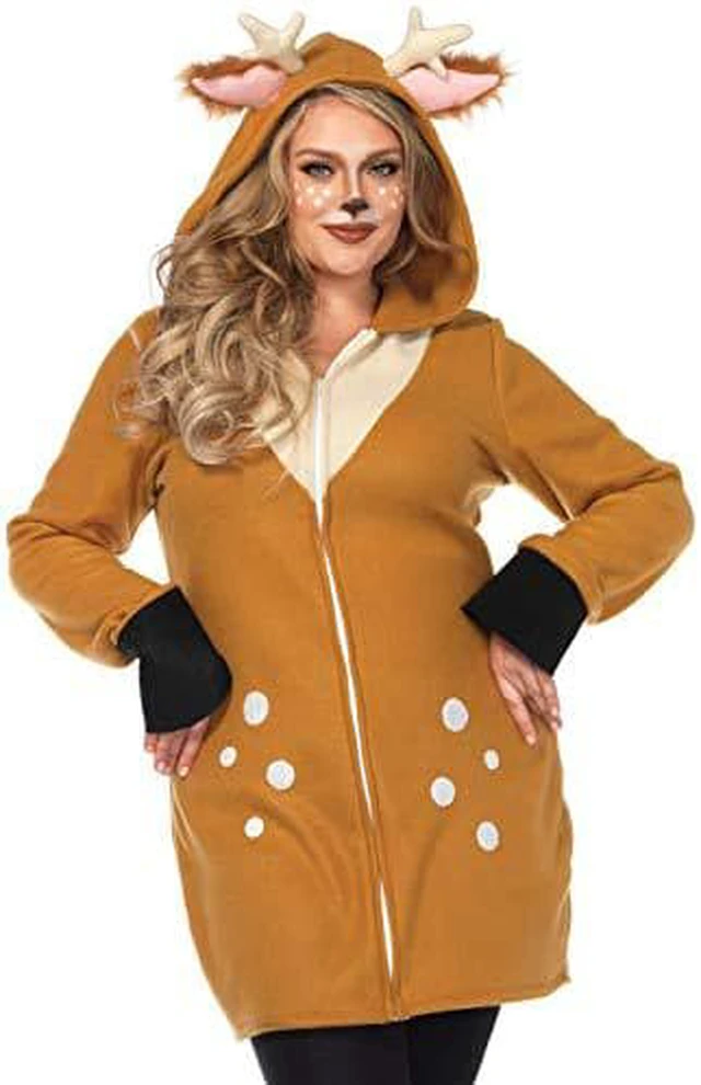 Main image of Leg Avenue Womens Costume, Brown/Khaki, 1X / 2X