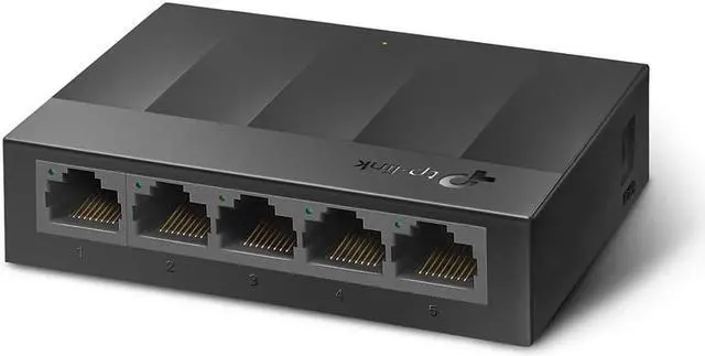 Alt view image 19 of 20 - TP-Link Litewave 5 Port Gigabit Ethernet Switch | Desktop Ethernet Splitter | Plastic Case | Unshielded Network Switch | Plug & Play | Fanless Quiet | Unmanaged (LS1005G)