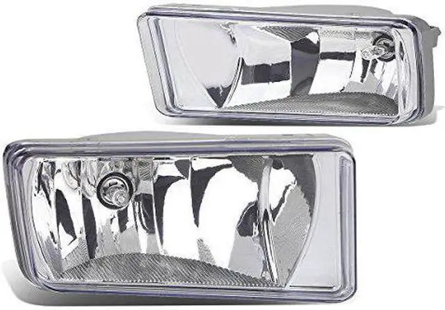 Alt view image 7 of 7 - DNA Motoring FL-ZTL-111-CH For 2007 to 2015 Chevy GMC GMT900 Truck Pair Bumper Driving Fog Lights (Clear Lens) 08 09 10 11 12 13 14