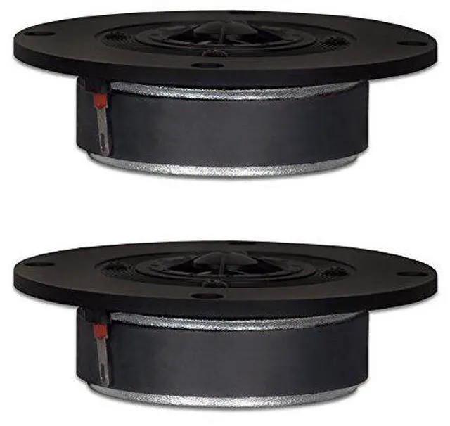 Alt view image 6 of 7 - 2 Goldwood Sound GT-324 Titanium Dome Tweeters 120 Watt each 8ohm Replacement Round Tweeters