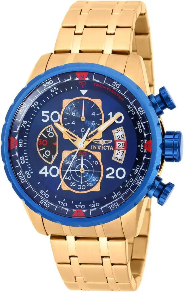 Alt view image 19 of 19 - Invicta  Aviator 19173  Stainless Steel  Watch