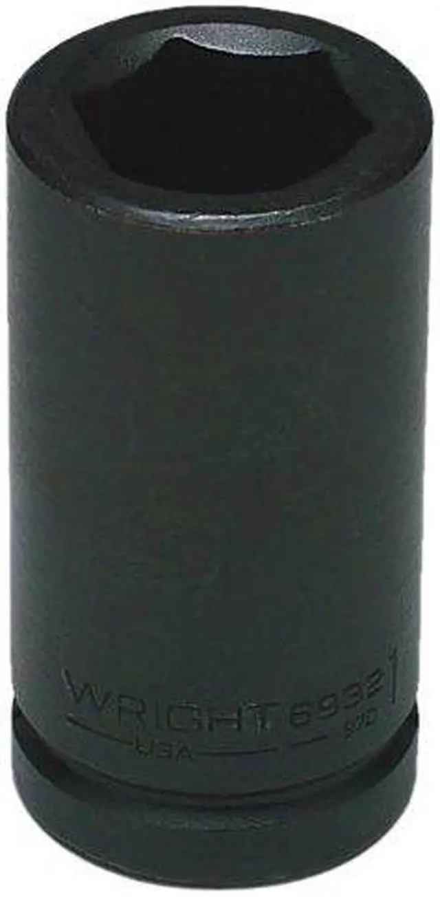 Alt view image 2 of 2 - WRIGHT TOOL 6954 3/4 " Drive Impact Socket Deep Socket, black oxide, Steel,1
