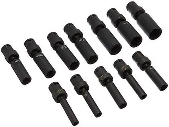 Main image of Grey Pneumatic GRE9712UMD 1/4" Drive Deep Universal Metric Set
