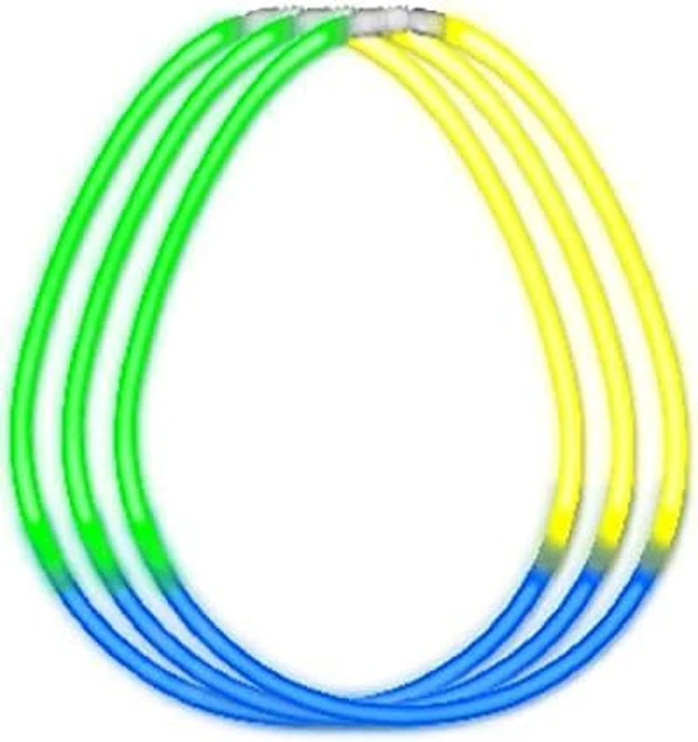 Main image of blinkee 1705000 Glow Necklace Tri Color Tube of Fifty