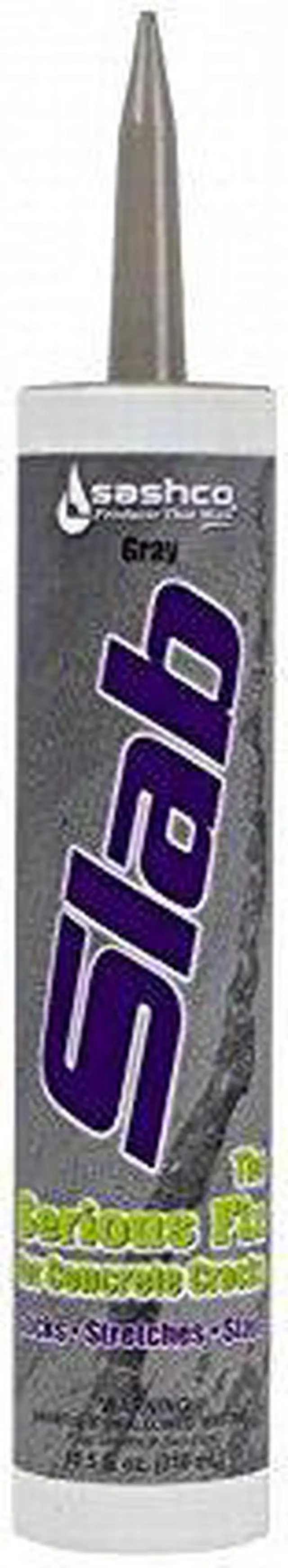 Alt view image 5 of 6 - Sashco Slab Concrete Crack Repair Sealant, 10.5 oz Cartridge, Gray Pack of 1