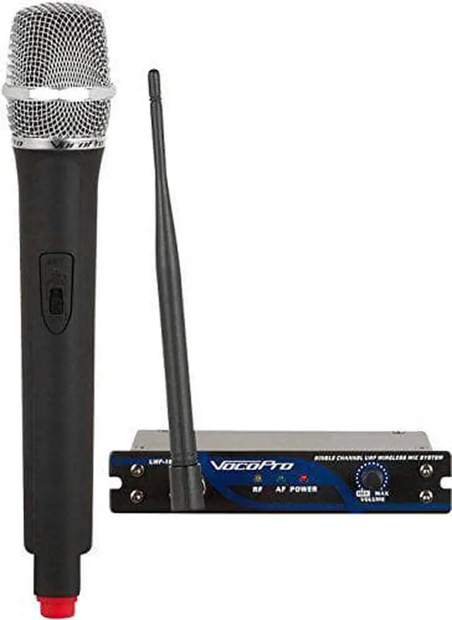 Alt view image 9 of 14 - Vocopro UHF18 Wireless Crystal Microphone Sys