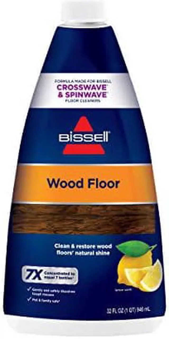 Main image of Bissell Crosswave Wood Floor Cleaning Formula, 32 oz. 1929, RED, 32 Fl Oz