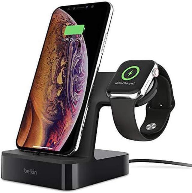 Alt view image 15 of 20 - Belkin PowerHouse Charge Dock for Apple Watch + iPhone X Models, Black