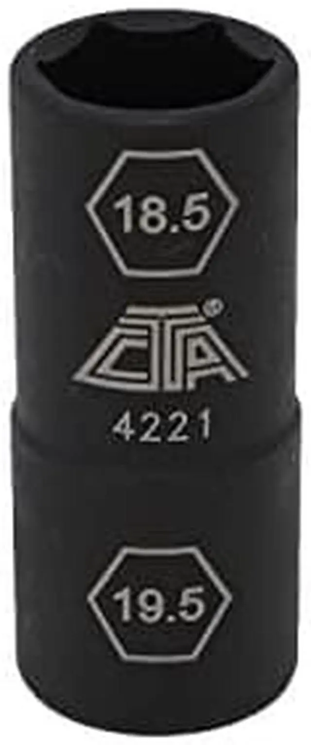 Alt view image 4 of 4 - cta tools 4221 lug nut flip socket 18.5mm x 19.5mm