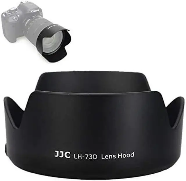 Main image of JJC Reversible Lens Hood Shade Protector EW-73D Replacement for Canon EF-S 18-135mm F3.5-5.6 is USM (Fits 18-135mm USM Only) & for Canon RF 24-105mm F4-7.1 is STM Lens