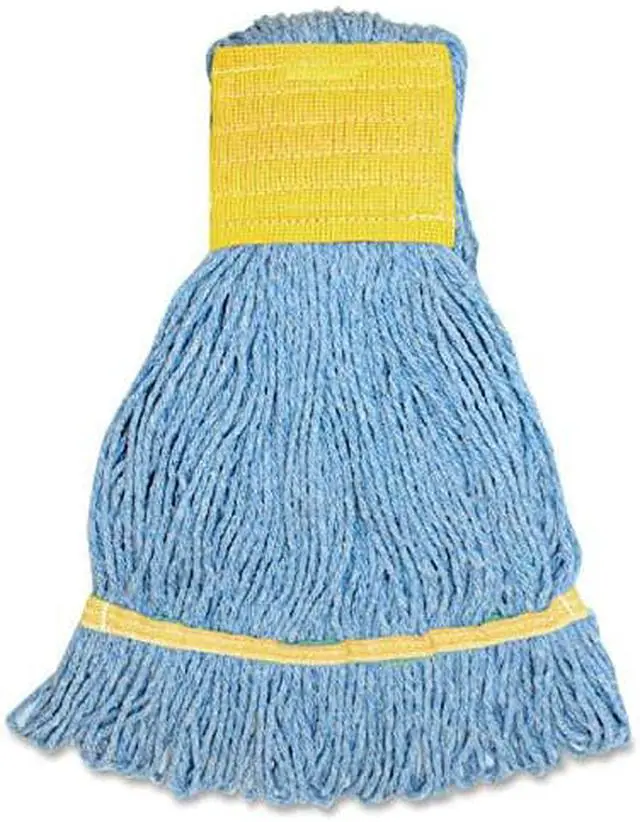 Alt view image 2 of 2 - Gojo Small Blend Wide Band Loop Mop Blue SBL5BEA