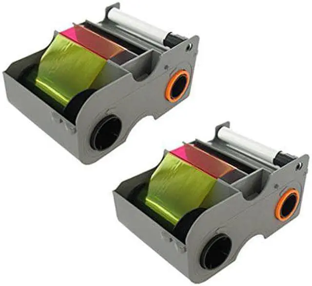 Alt view image 2 of 2 - fargo 45010 ymckok color ribbons - 2 pack bundle