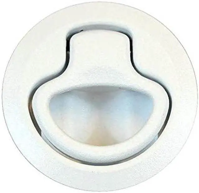 Alt view image 7 of 8 - Southco Flush Pull Latch - Push To Close - Medium - White
