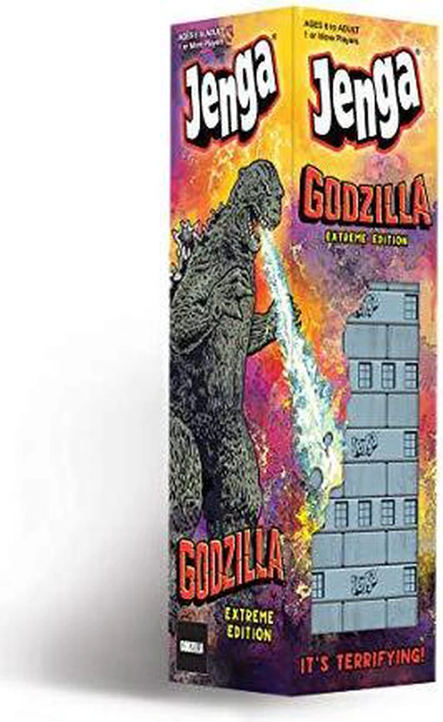 Alt view image 5 of 5 - USAopoly JENGA: Godzilla Extreme Edition (USAJA133710)