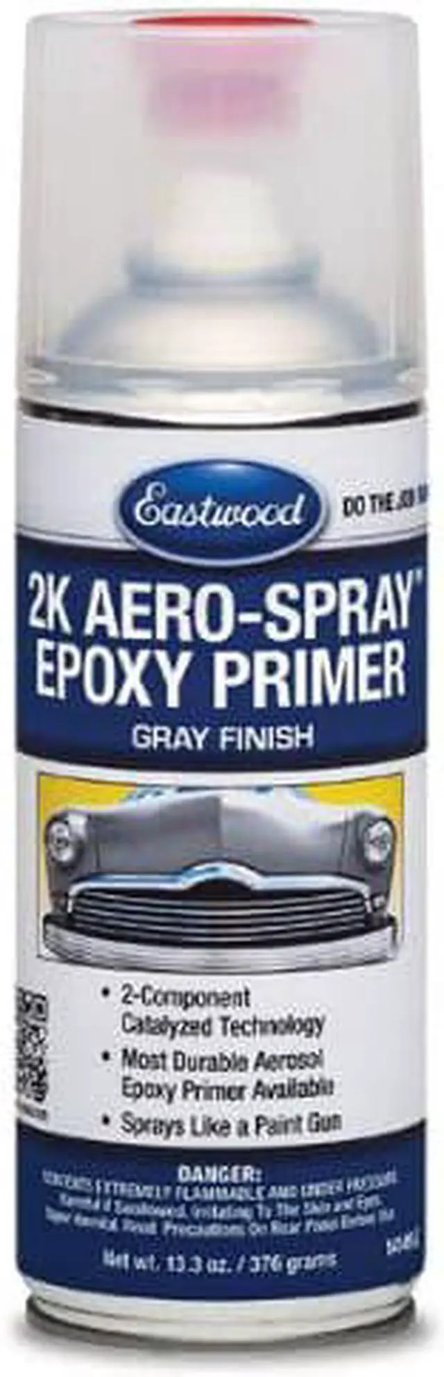 Main image of Eastwood Catalyzed Technology 2K AeroSpray Epoxy Durable Primer Gray 12 Oz