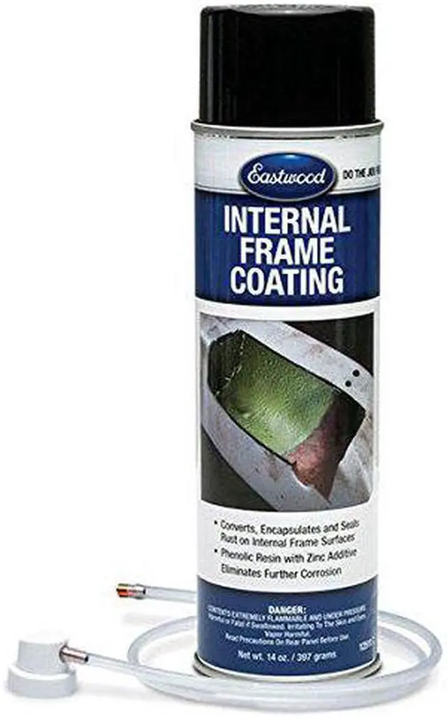 Main image of Eastwood Internal Chassis Frame Green Coating 14 oz with Spray Nozzle Remove Rust Corrosion