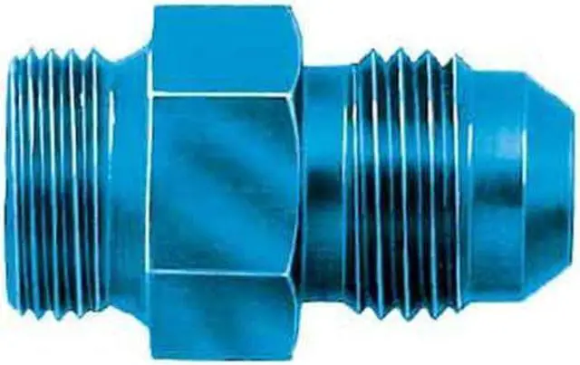 Main image of Aeroquip FCM2113 Blue Anodized Aluminum Carburetor Adapter