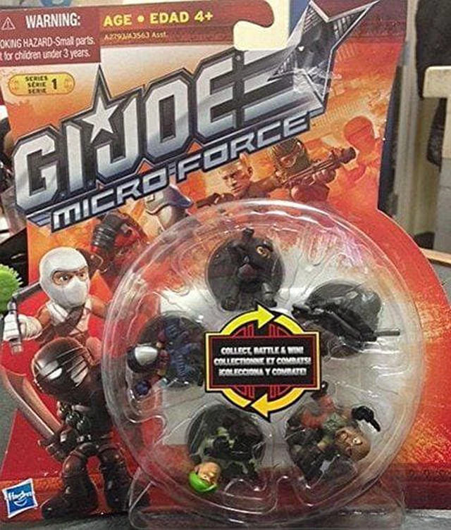 Main image of Hasbro G.i Joe Micro Force Series Set. 5 Figures.