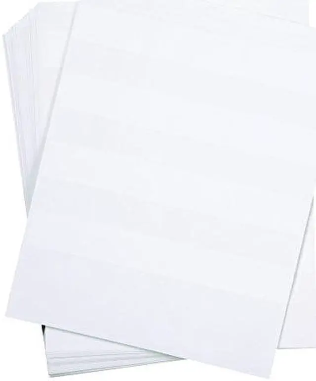 Alt view image 5 of 5 - panduit s100x150yaj laser/inkjet selflaminated label, polyester, clear/ white 2,500pack