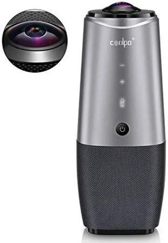 Main image of Video Conference Camera - 4K Conference Camera with Microphone, 360° View Conference Camera, AI-Sensor Facecapture Camera with 4 Microphone, All-in-One Conference Webcam for Zoom Skype Hangout Meeting