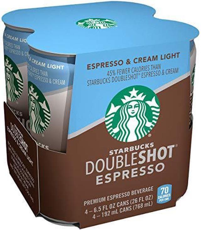 Starbucks Doubleshot Espresso Espresso Beverage, Premium, Espresso & Cream - 12 pack, 6.5 fl oz cans