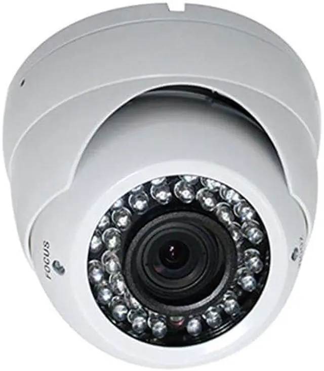 Alt view image 3 of 3 - spt ins-d1200w outdoor 3 axis ir dome camera, 1000tvl 2.8mm to 12mm varifocal lens, 36 pieces led (white)