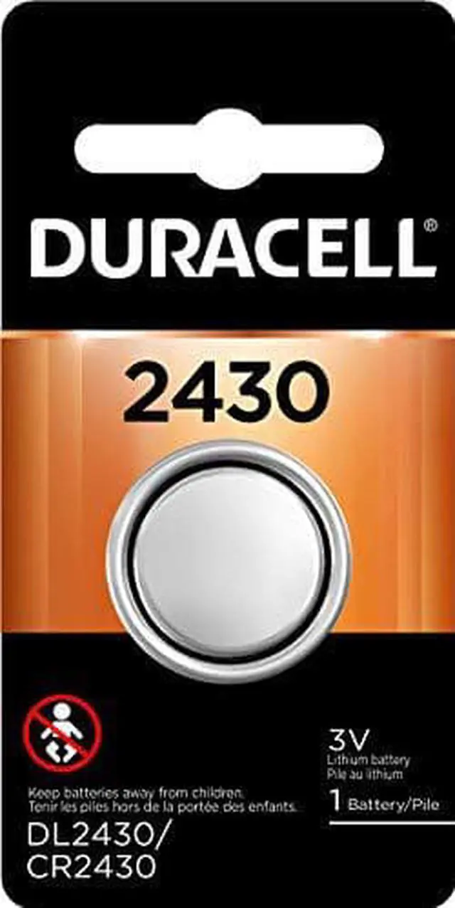 Alt view image 6 of 6 - DURACELL 3V 2430 (DL2430 / 2430) Lithium Coin Cell Battery, 1-pack
