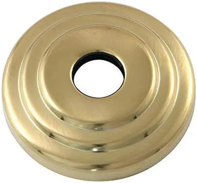 Alt view image 2 of 3 - KINGSTON BRASS FLCLASSIC7 FLCLASSIC7 3/4" Decor Escutcheon, Brushed Brass