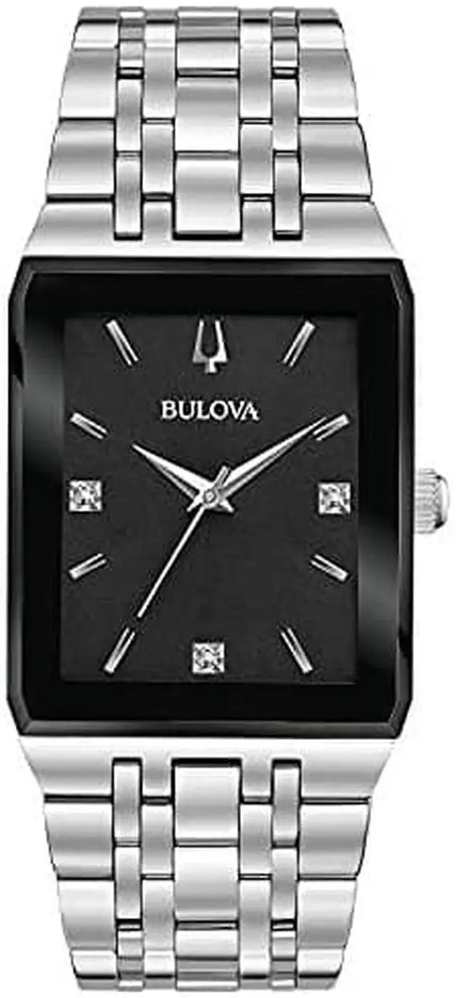 Alt view image 10 of 13 - Bulova 96D145 Mens Quadra Silver Watch