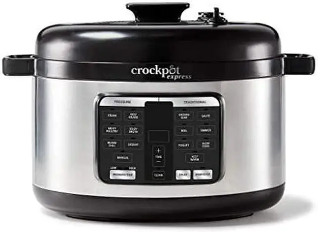 Alt view image 2 of 6 - crock-pot 2109296 express pressure cooker, 6-quart, stainless steel